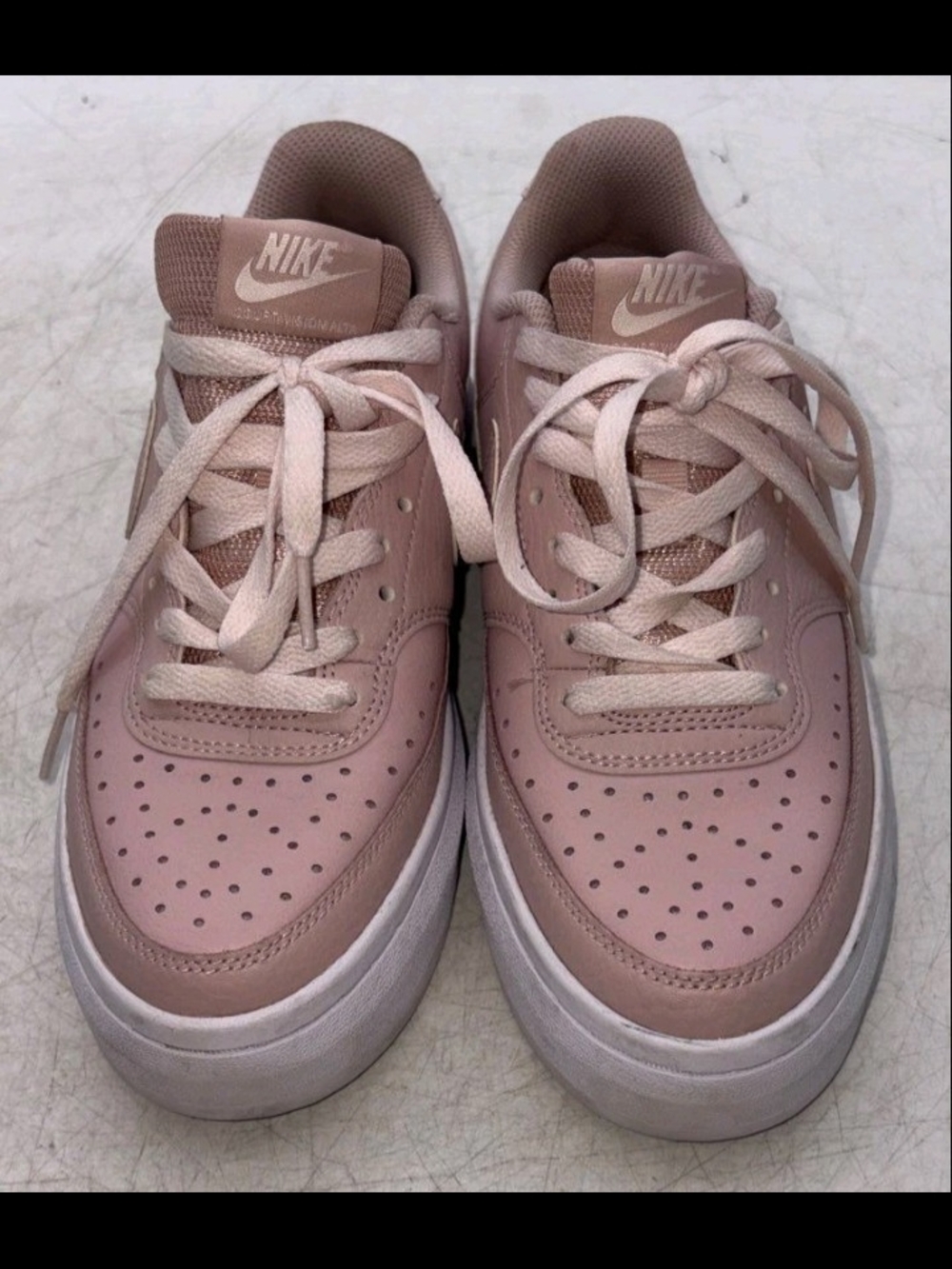 🩷 Nike Court Vision Alta DM0113 -600 Pink Platform Sneaker Women's Sz 8.5